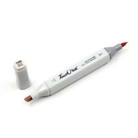 Touchliit BR109 Pearl White Çift Taraflı Marker Kalem