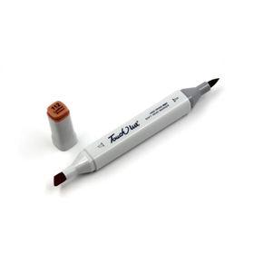 Touchliit BR112 Leather Brown Çift Taraflı Marker Kalem