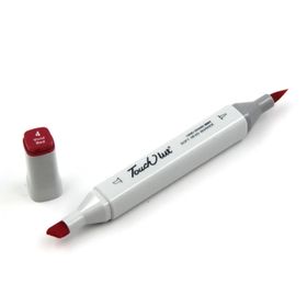 Touchliit Çift Taraflı Vivid Red R4 Marker Kalem