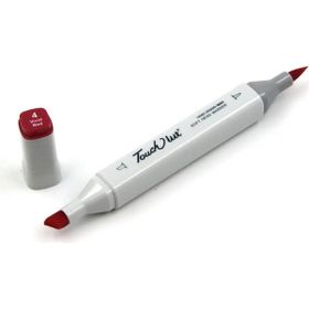 Touchliit Çift Taraflı Vivid Red R4 Marker Kalem