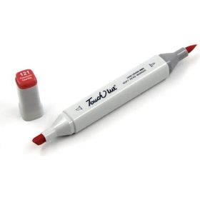 Touchliit F121 Fluorescent Coral Red Çift Taraflı Marker Kalem