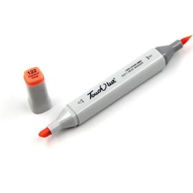 Touchliit F122 Fluorescent Orange Çift Taraflı Marker Kalem