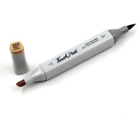 Touchliit Y223 Straw Yellow Çift Taraflı Marker Kalem