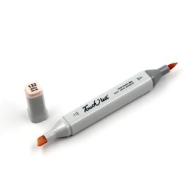 Touchliit YR132 Milky White Çift Taraflı Marker Kalem