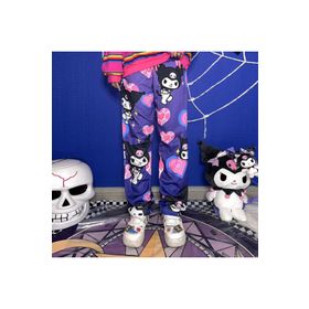 Touz Moda Kuromi & Heart Collage Purple Wide Leg Unisex Tracksuit