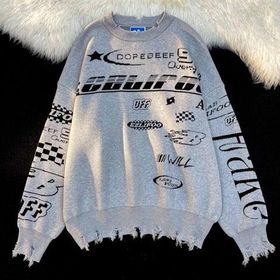 Touz Moda Race Flag Oversize Ecru Unisex Kazak