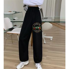 Touz Moda Rock Serisi Guns N Roses Baskılı Oversize Siyah Unisex Eşofman Altı