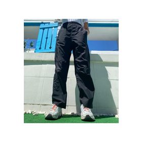 Touz Moda Y2K Denim Bol Paça Siyah Kadın Pantolon