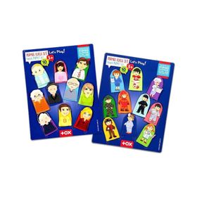 Tox Aile Üyeleri ve Meslekler 20 Parça T751 T762 2 Set 20 Parça Parmak Kukla