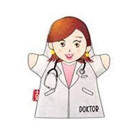 Tox Doktor Meslekler Keçe El Kukla Eğitici Oyuncak