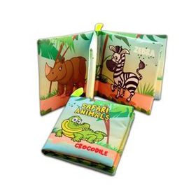 Tox E130 İngilizce Safari Hayvanları Kumaş Sessiz Kitap