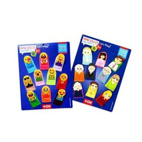 Tox Emojiler ve Aile Bireyleri T106 T751 2 Set 20 Parça Parmak Kukla