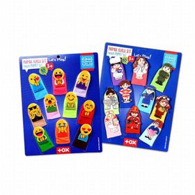 Tox Emojiler ve Meslekler T106 T762 2 Set 20 Parça Parmak Kukla