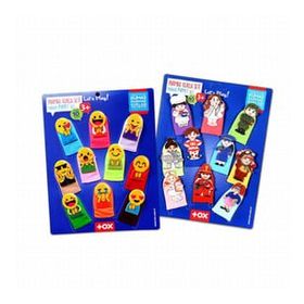 Tox Emojiler ve Meslekler T106 T762 2 Set 20 Parça Parmak Kukla