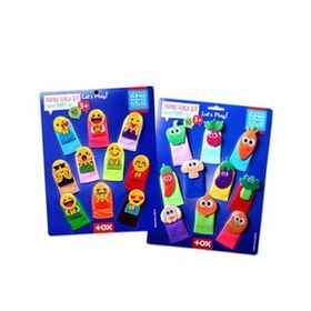 Tox Emojiler ve Sebzeler T106 T104 2 Set 20 Parça Parmak Kukla