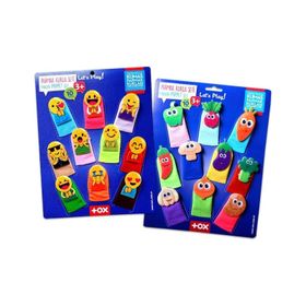 Tox Emojiler ve Sebzeler T106 T104 2 Set 20 Parça Parmak Kukla