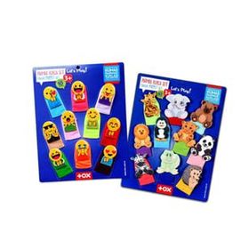 Tox Emojiler ve Vahşi Hayvanlar T106 T782 2 Set 20 Parça Parmak Kukla