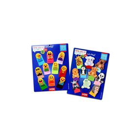 Tox Emojiler ve Vahşi Hayvanlar T106 T782 2 Set 20 Parça Parmak Kukla