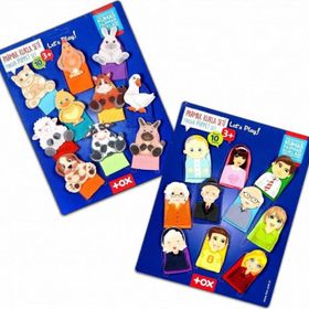 Tox Evcil Hayvanlar ve Aile Bireyleri T772 T751 2 Set 20 Parça Parmak Kukla
