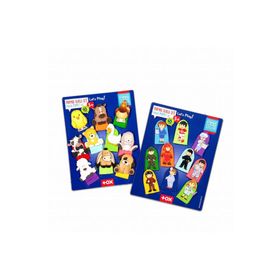 Tox Evcil Hayvanlar ve Meslekler T771 T761 2 Set 20 Parça Parmak Kukla
