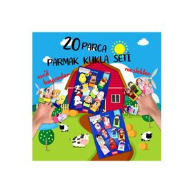 Tox Evcil Hayvanlar ve Meslekler T771 T762 2 Set 20 Parça Parmak Kukla
