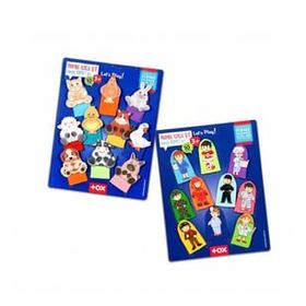 Tox Evcil Hayvanlar ve Meslekler T772 T761 2 Set 20 Parça Parmak Kukla