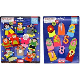 Tox Masal Kahramanları ve Rakamlar T064 T225 2 Set 20 Parça Parmak Kukla