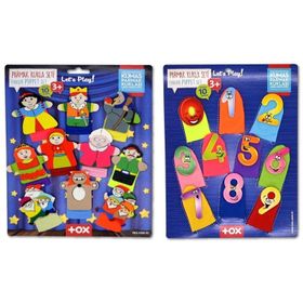 Tox Masal Kahramanları ve Rakamlar T064 T225 2 Set 20 Parça Parmak Kukla