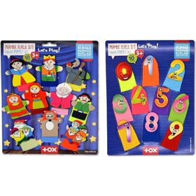 Tox Masal Kahramanları ve Rakamlar T064 T225 2 Set 20 Parça Parmak Kukla