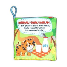 Tox Meraklı Kaplan Kumaş Sessiz Kitap