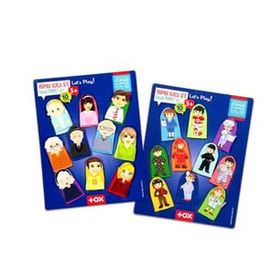 Tox Meslekler ve Aile Üyeleri 20 Parça T751 T761 2 Set 20 Parça Parmak Kukla