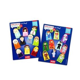 Tox Meslekler ve Aile Üyeleri 20 Parça T751 T761 2 Set 20 Parça Parmak Kukla