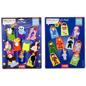 Tox Meslekler ve Uçan Hayvanlar T761 T222 2 Set 20 Parça Parmak Kukla