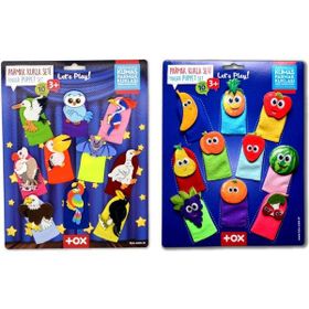 Tox Meyveler ve Uçan Hayvanlar T105 T222 2 Set 20 Parça Parmak Kukla