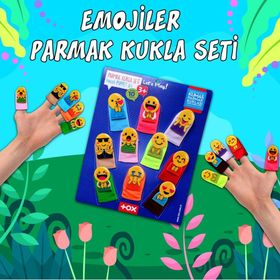 Tox T106 Emojiler 10 Parça Parmak Kukla