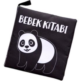 Tox T138 Bez Kitap Siyah Beyaz Vahşi Hayvanlar Kumaş Sessiz Kitap