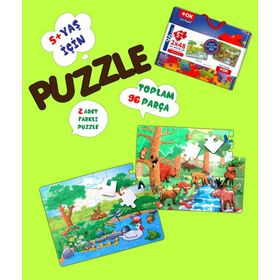 Tox T15 Orman 5+ Keçe Yapboz 5 Yaş Puzzle
