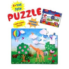 Tox T18 Origami 5+ Keçe Yapboz 5 Yaş Puzzle