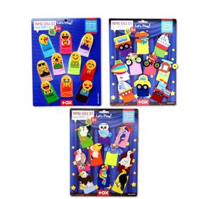 Tox T181 T106 T222 Taşıtlar Emojiler ve Uçan Hayvanlar 3 Set 30 Parça Parmak Kukla