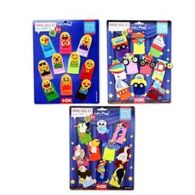 Tox T181 T106 T222 Taşıtlar Emojiler ve Uçan Hayvanlar 3 Set 30 Parça Parmak Kukla