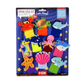 Tox T221 Deniz Canlıları 10 Parça Parmak Kukla Set