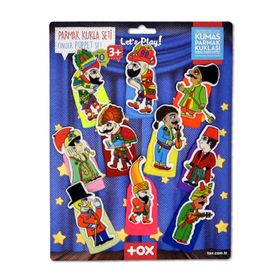 Tox T224 Karagöz Hacivat 10 Parça Parmak Kukla Set