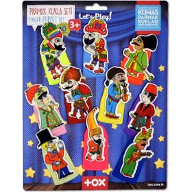 Tox T224 Karagöz Hacivat 10 Parça Parmak Kukla Set