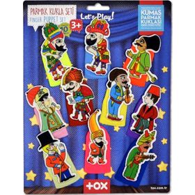 Tox T224 Karagöz Hacivat 10 Parça Parmak Kukla Set