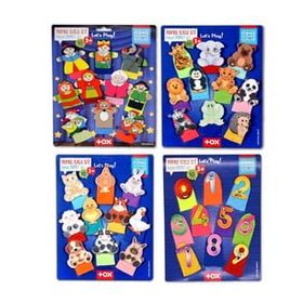 Tox T225 T772 T782 T64 Masal Kahramanları Rakamlar Evcil ve Vahşi Hayvanlar 4 Set 40 Parça Parmak Kukla