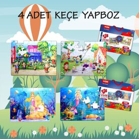 Tox T40 Oyun Parkı 5+ Keçe Yapboz 5 Yaş Puzzle