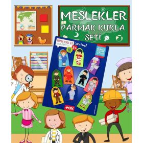 Tox T76-1 Meslek 10 Parça Parmak Kukla
