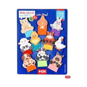 Tox T77-2 Evcil Hayvanlar 10 Parça Parmak Kukla