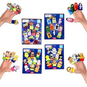 Tox T771 T781 T761 T181 Tox Meslekler Taşıtlar Evcil ve Vahşi Hayvanlar 4 Set 40 Parça Parmak Kukla