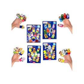 Tox T771 T781 T761 T181 Tox Meslekler Taşıtlar Evcil ve Vahşi Hayvanlar 4 Set 40 Parça Parmak Kukla